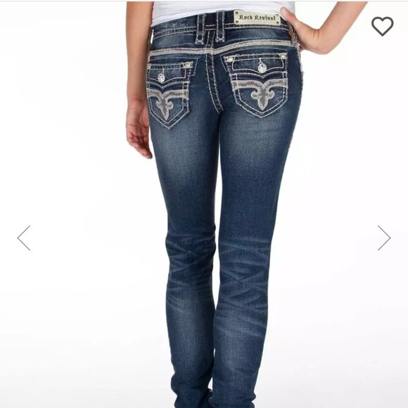 Rock Revival Hana Skinny Stretch Jean size 26 - Picture 1 of 16